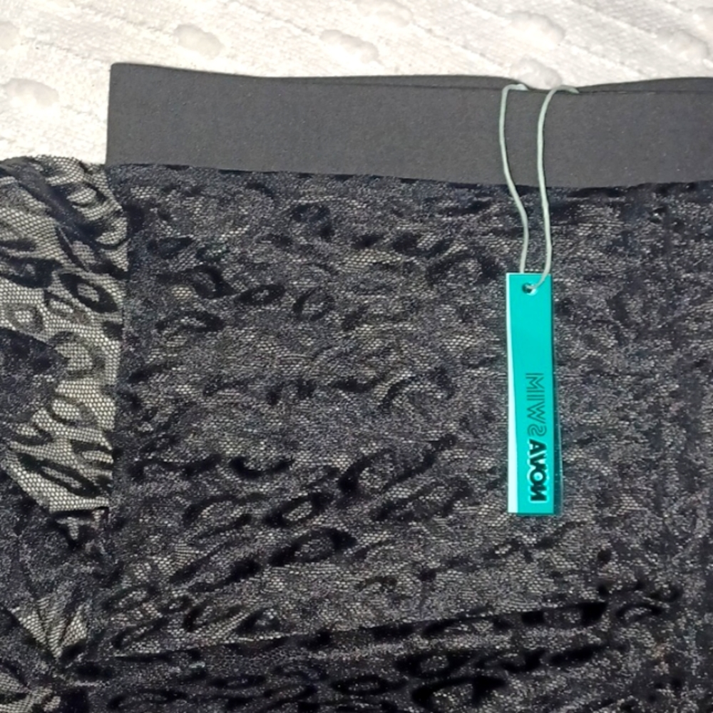 Fashion Nova leopard mesh cover-up pants - Picture 6 of 8